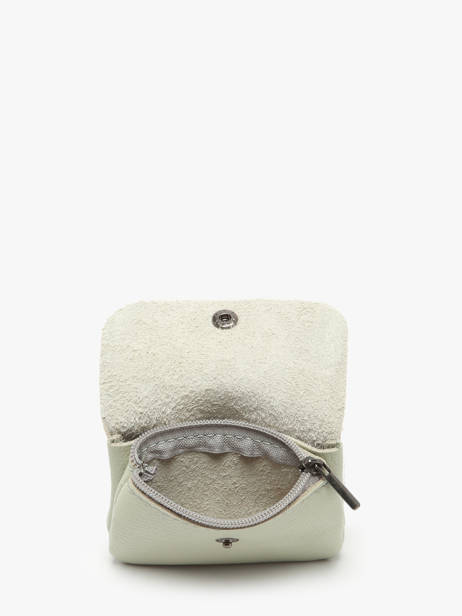 Portemonnee Leder Milano Groen caviar CA23092 ander zicht 1